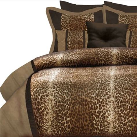 leopard print comforter king size.